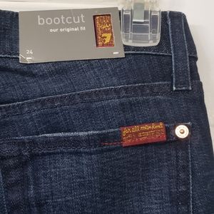 7 For All Mankind Bootcut jeans Size 24 NWT